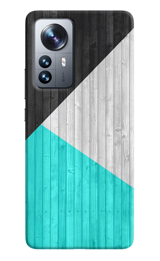Wooden Abstract Mi 12 Pro 5G Back Cover