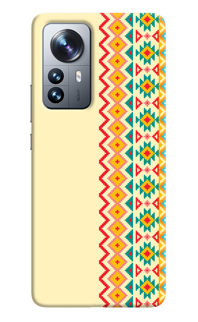 Ethnic Seamless Mi 12 Pro 5G Hard Case Back Cover by Casekaro