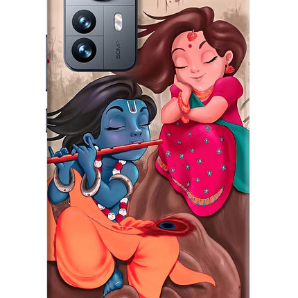 Radhe Krishna Mi 12 Pro 5G Hard Case Back Cover by Casekaro