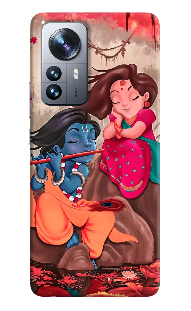 Radhe Krishna Mi 12 Pro 5G Hard Case Back Cover by Casekaro