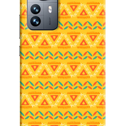 Tribal Pattern Mi 12 Pro 5G Hard Case Back Cover by Casekaro