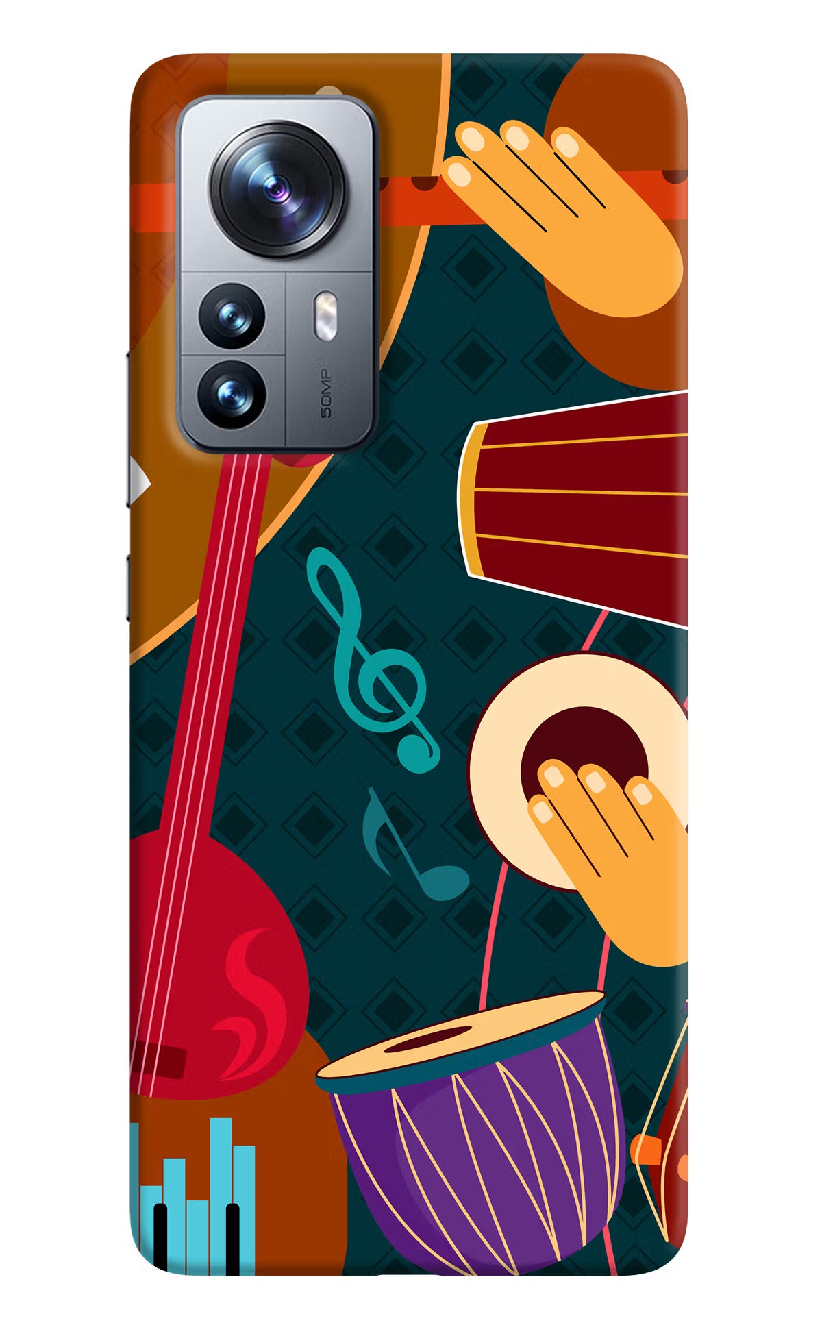 Music Instrument Mi 12 Pro 5G Back Cover