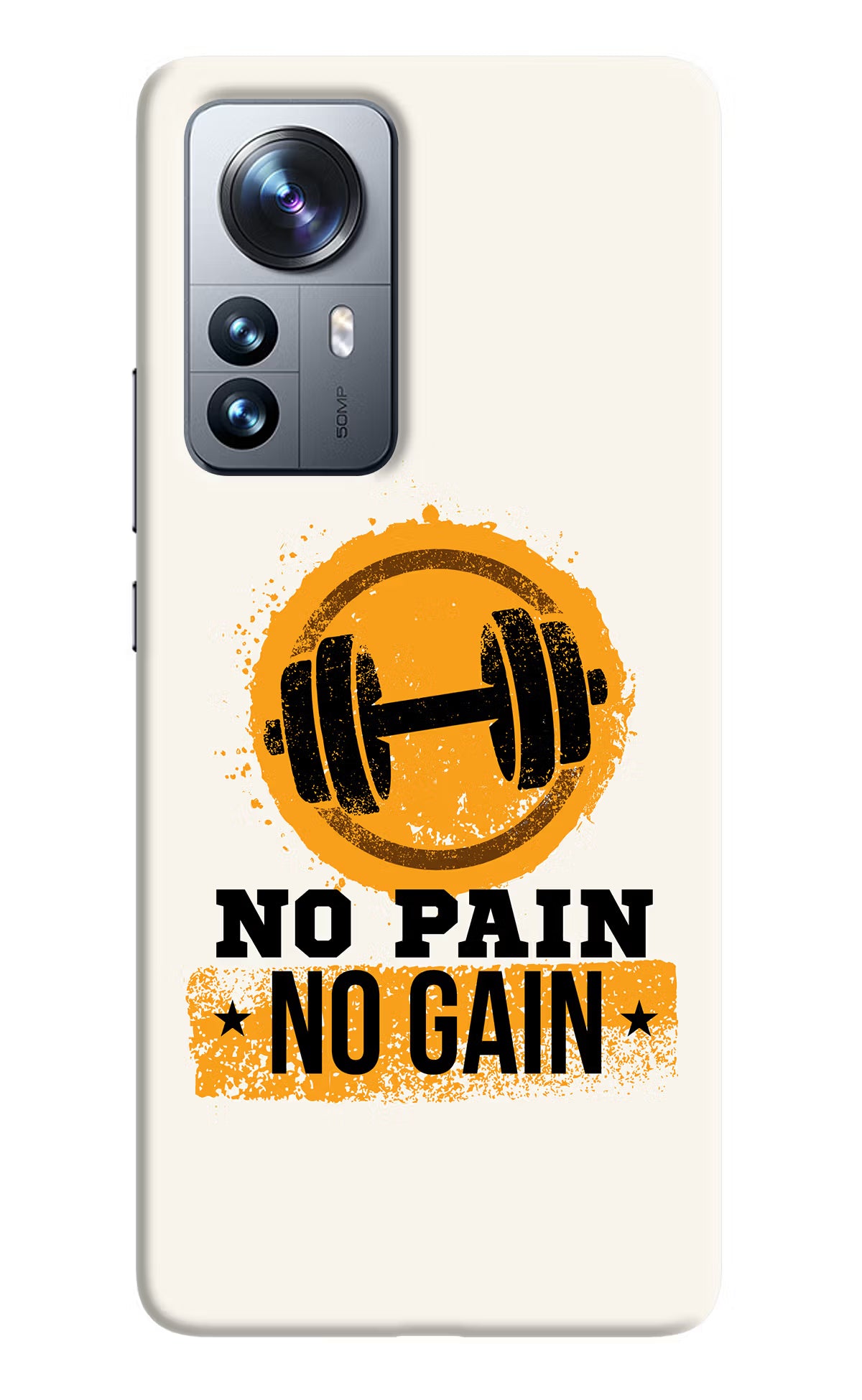 No Pain No Gain Mi 12 Pro 5G Back Cover