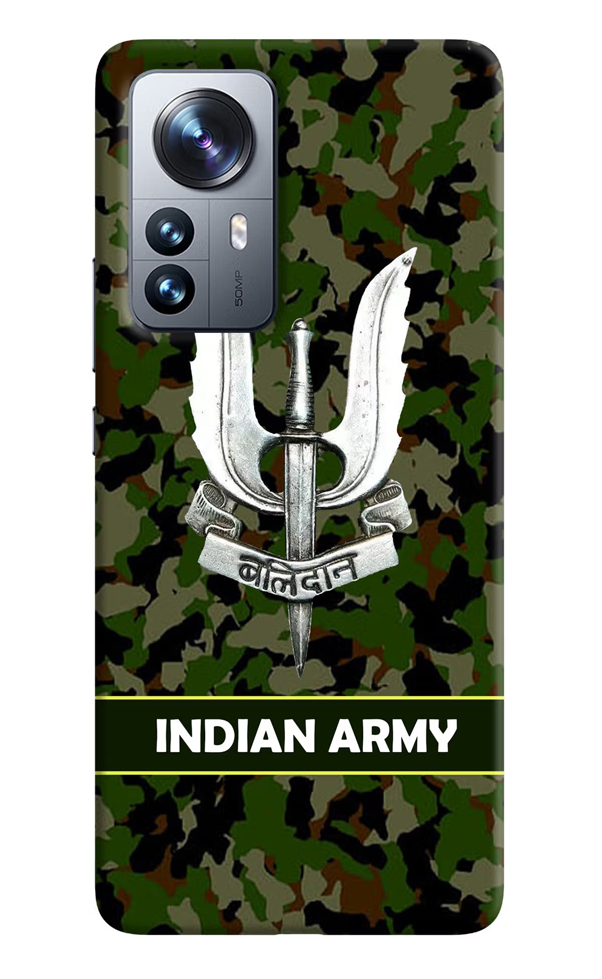 Balidan Indian Logo Mi 12 Pro 5G Back Cover