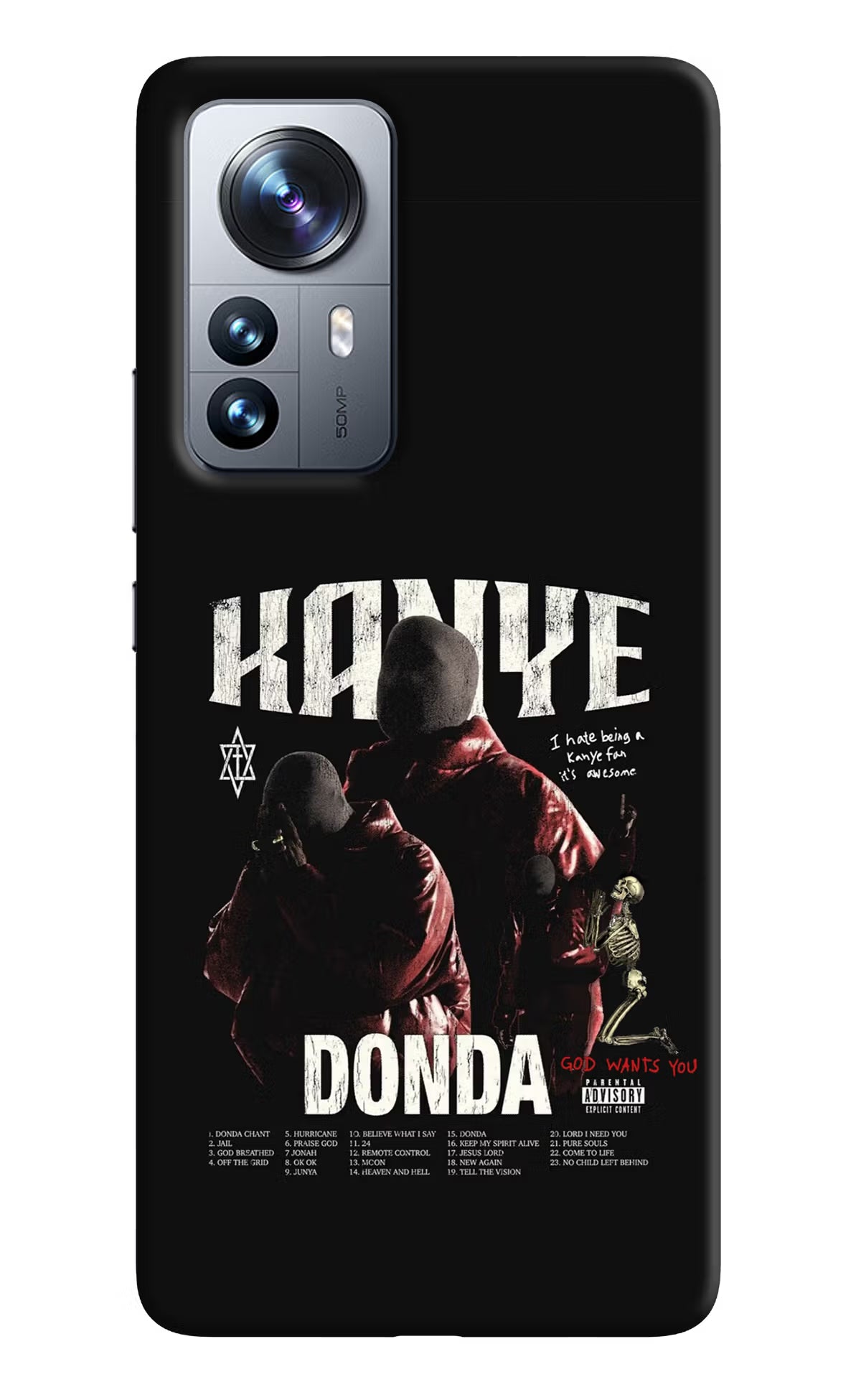 Donda Kanye West Mi 12 Pro 5G Back Cover