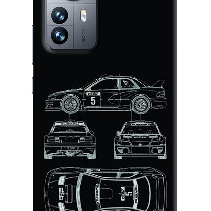 WRC'99 Mi 12 Pro 5G Hard Case Back Cover by Casekaro