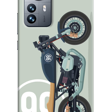 Classic Cafe Racer 99 Mi 12 Pro 5G Hard Case Back Cover by Casekaro