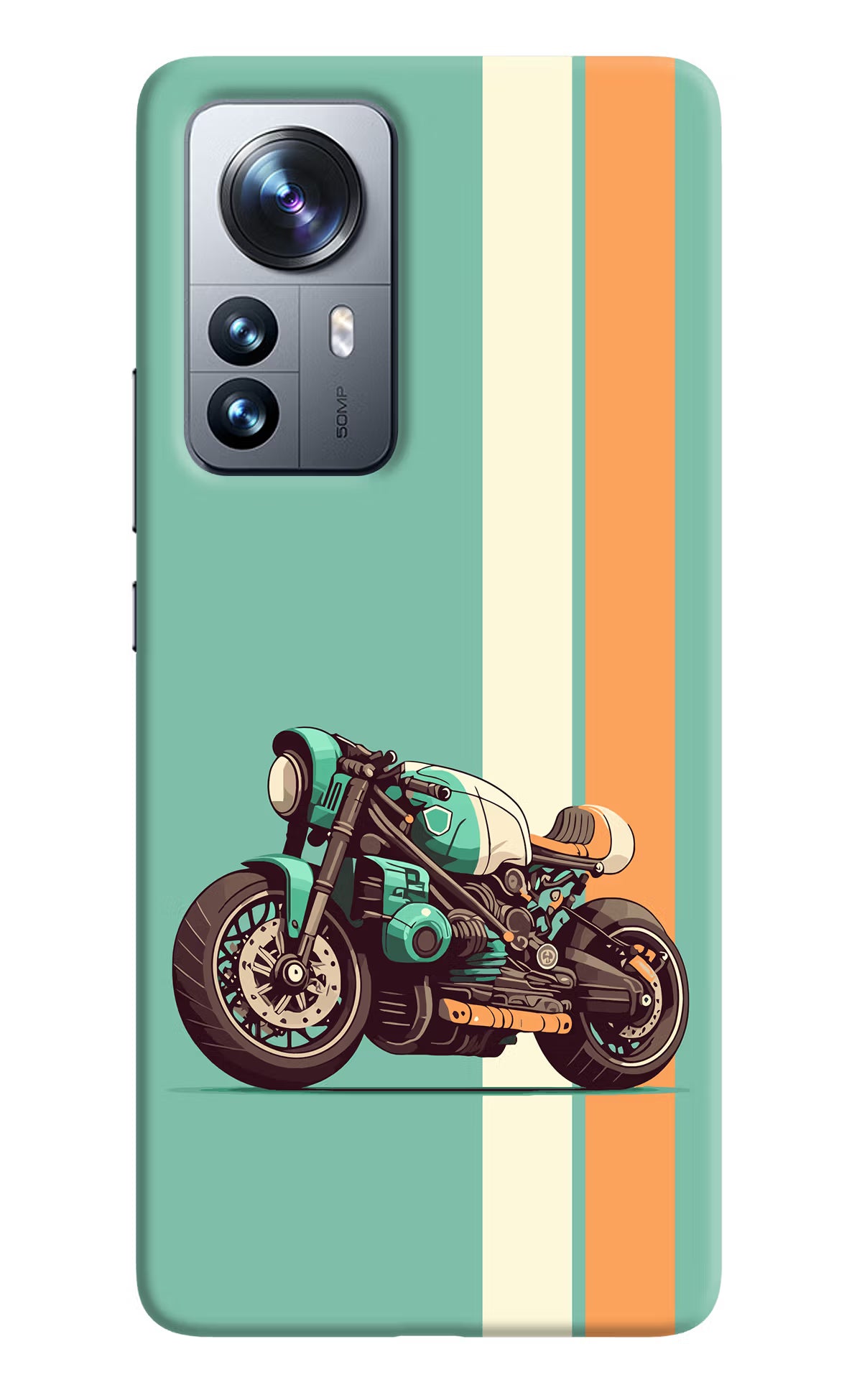 Striped Moto Drift Mi 12 Pro 5G Back Cover