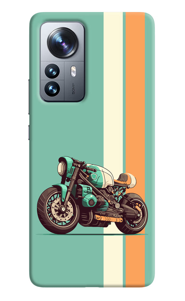 Striped Moto Drift Mi 12 Pro 5G Hard Case Back Cover by Casekaro