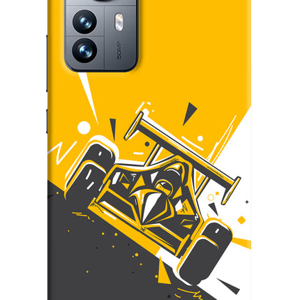 Track King Mi 12 Pro 5G Hard Case Back Cover by Casekaro