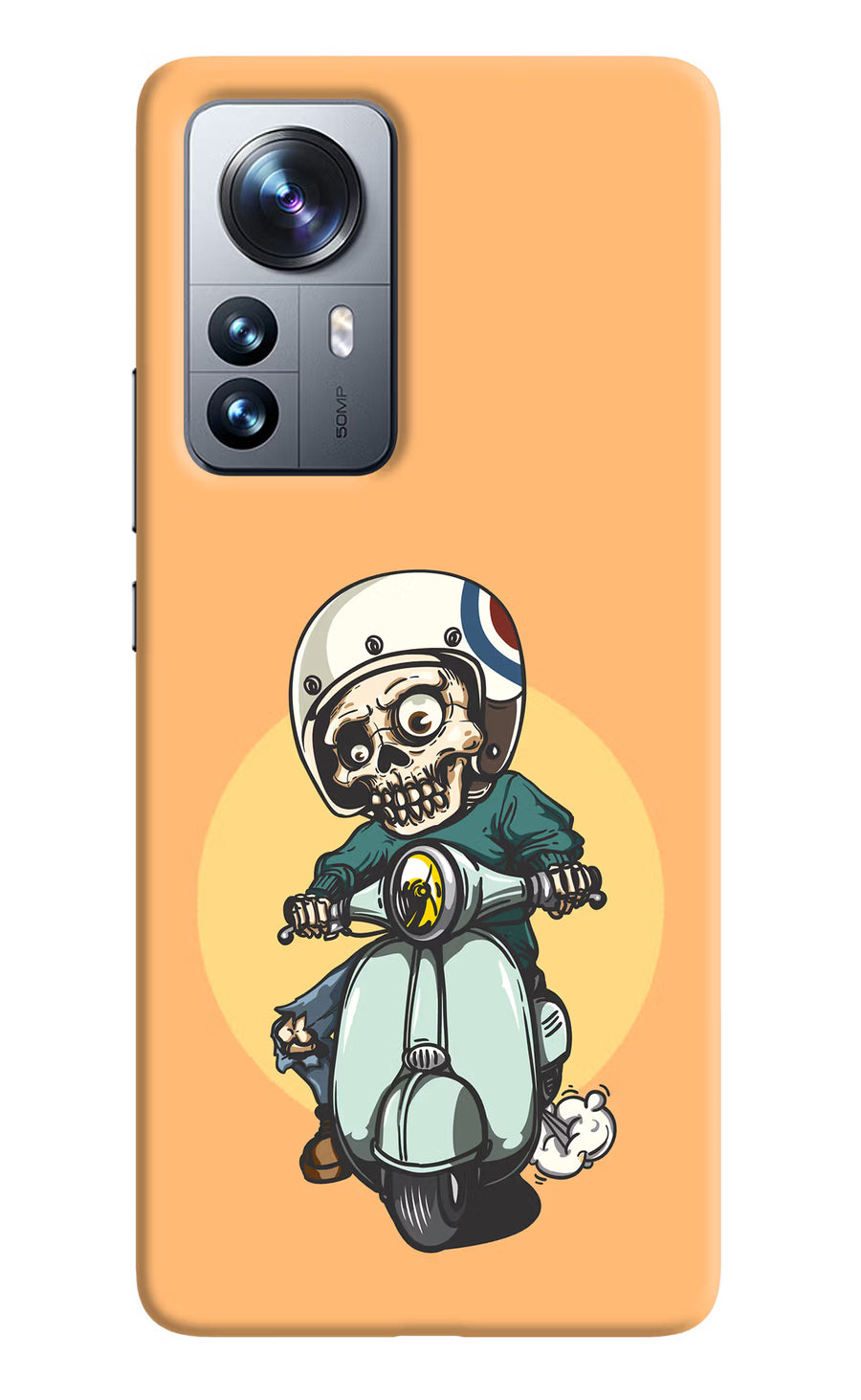 Undead Biker Mi 12 Pro 5G Back Cover, Hard case