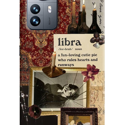 Libra Zodiac Mi 12 Pro 5G Hard Case Back Cover by Casekaro