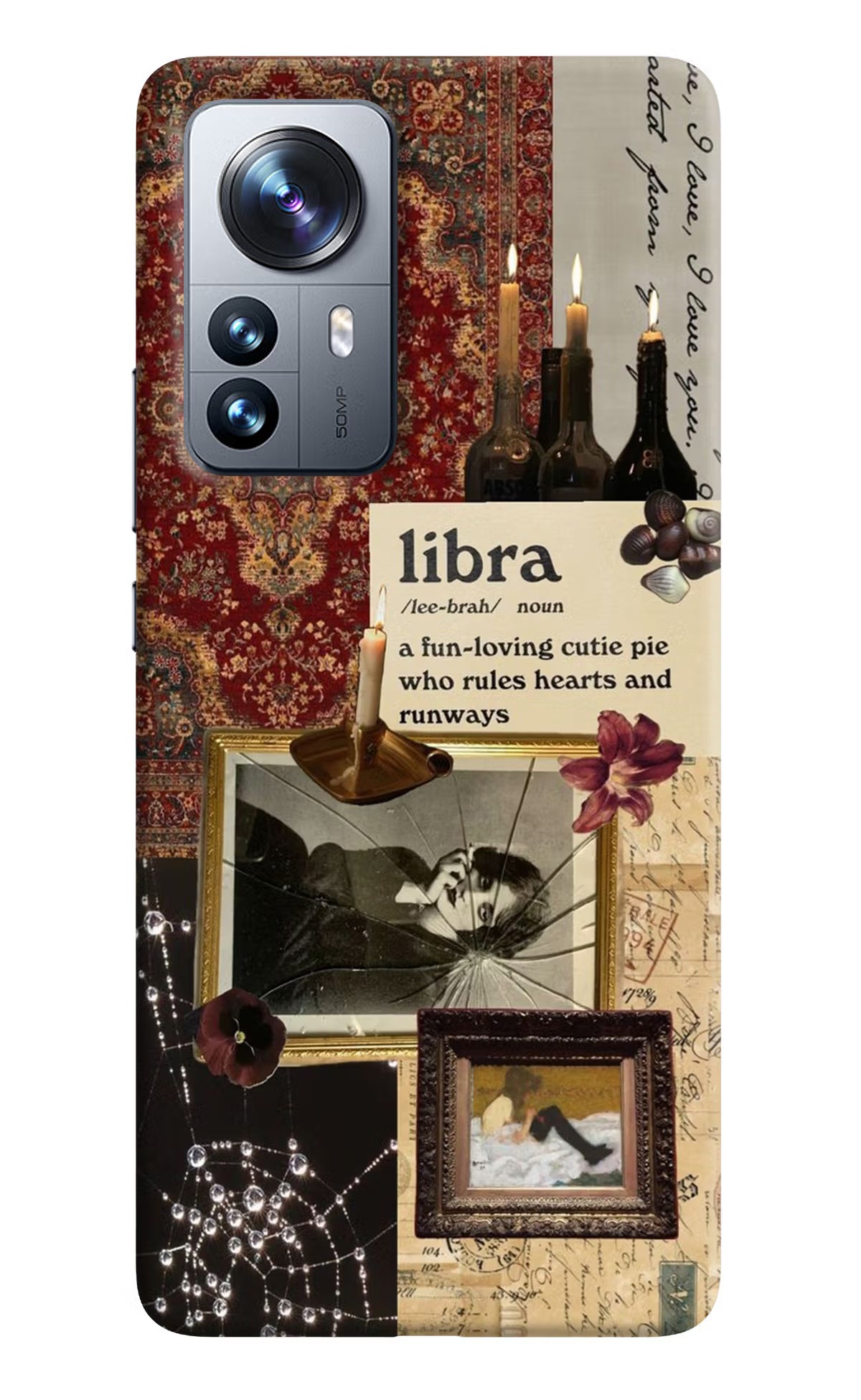 Libra Zodiac Mi 12 Pro 5G Hard Case Back Cover by Casekaro