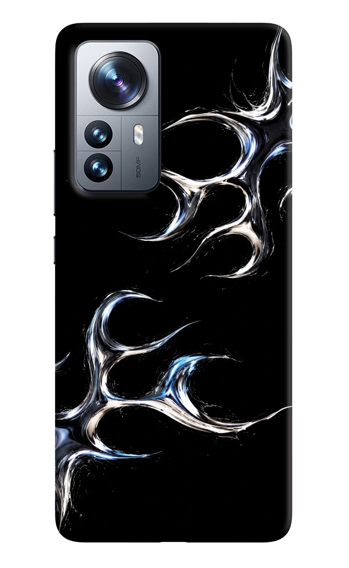 Chrome Tribal Mi 12 Pro 5G Hard Case Back Cover by Casekaro