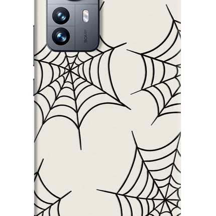 Spider Web Mi 12 Pro 5G Hard Case Back Cover by Casekaro
