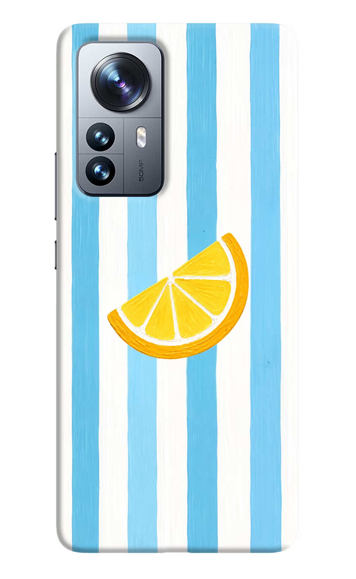 Summer Lemon Mi 12 Pro 5G Hard Case Back Cover by Casekaro