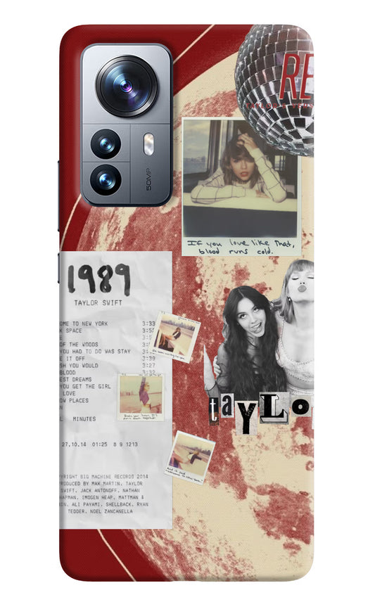 Taylor Swift Mi 12 Pro 5G Back Cover