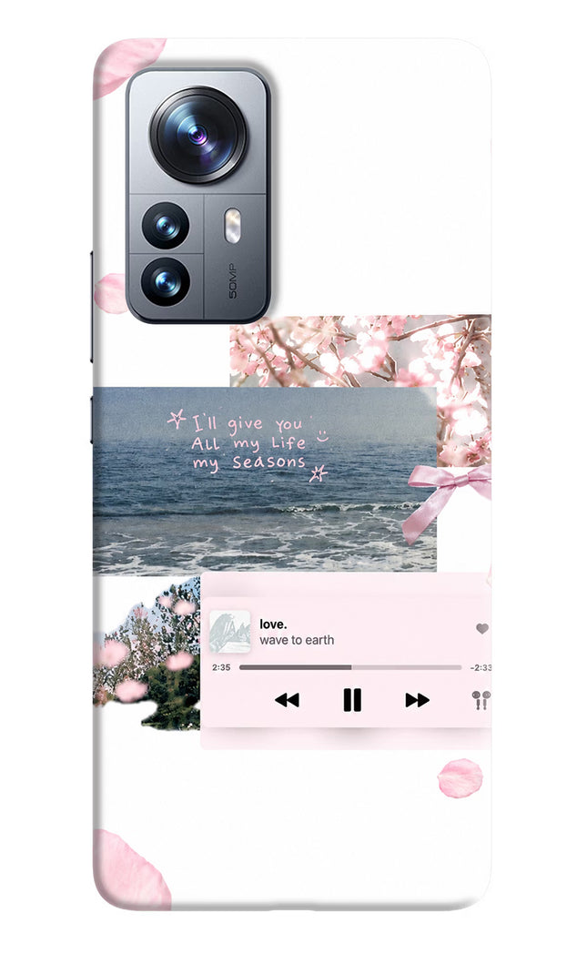 Wave to earth Mi 12 Pro 5G Hard Case Back Cover by Casekaro