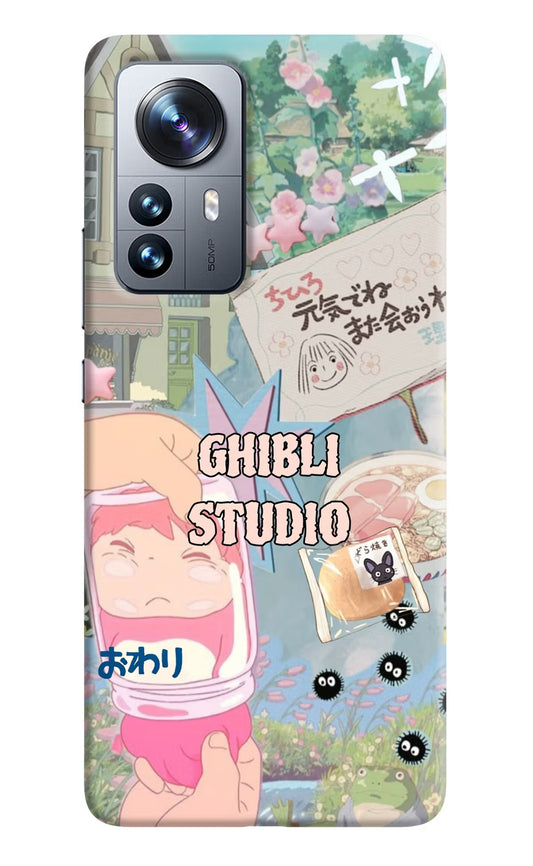 Studio Ghibli Mi 12 Pro 5G Hard Case Back Cover by Casekaro