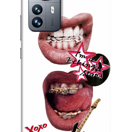 Rockstar Mi 12 Pro 5G Hard Case Back Cover by Casekaro