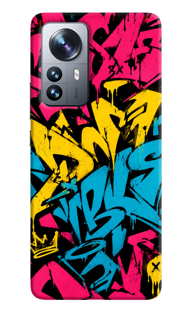 Graffiti Vibe Mi 12 Pro 5G Hard Case Back Cover by Casekaro