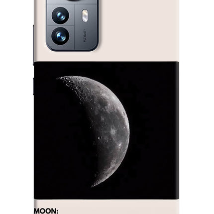 Moon Phase Mi 12 Pro 5G Hard Case Back Cover by Casekaro