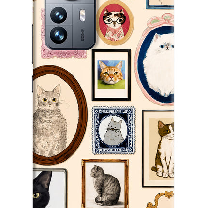 Mirror Cats Mi 12 Pro 5G Hard Case Back Cover by Casekaro