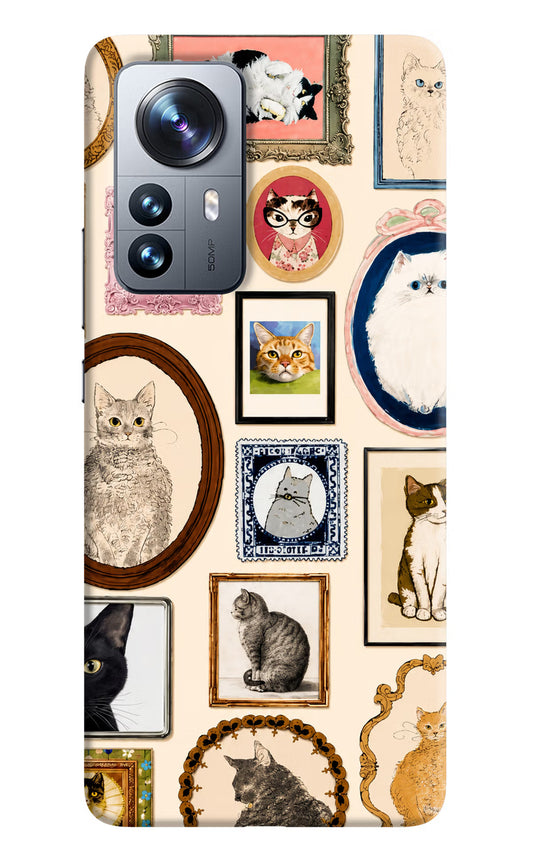 Mirror Cats Mi 12 Pro 5G Hard Case Back Cover by Casekaro