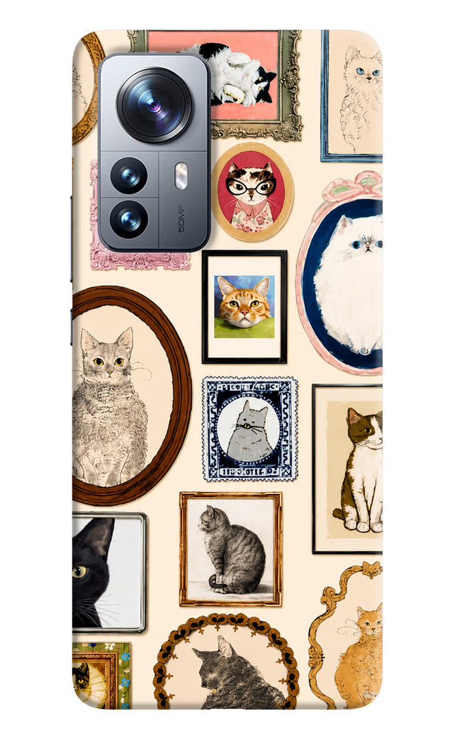 Mirror Cats Mi 12 Pro 5G Hard Case Back Cover by Casekaro