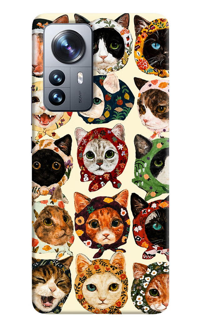 Cool Cat Mi 12 Pro 5G Hard Case Back Cover by Casekaro