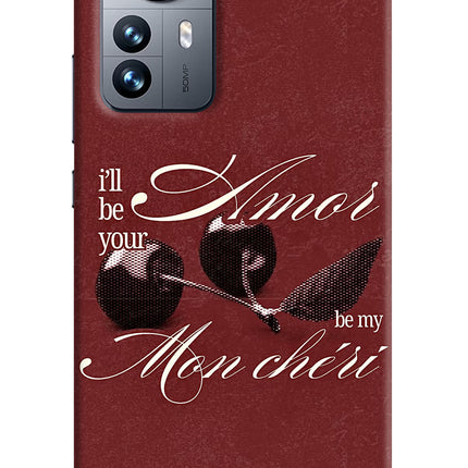 Velvet Cherry Mi 12 Pro 5G Hard Case Back Cover by Casekaro