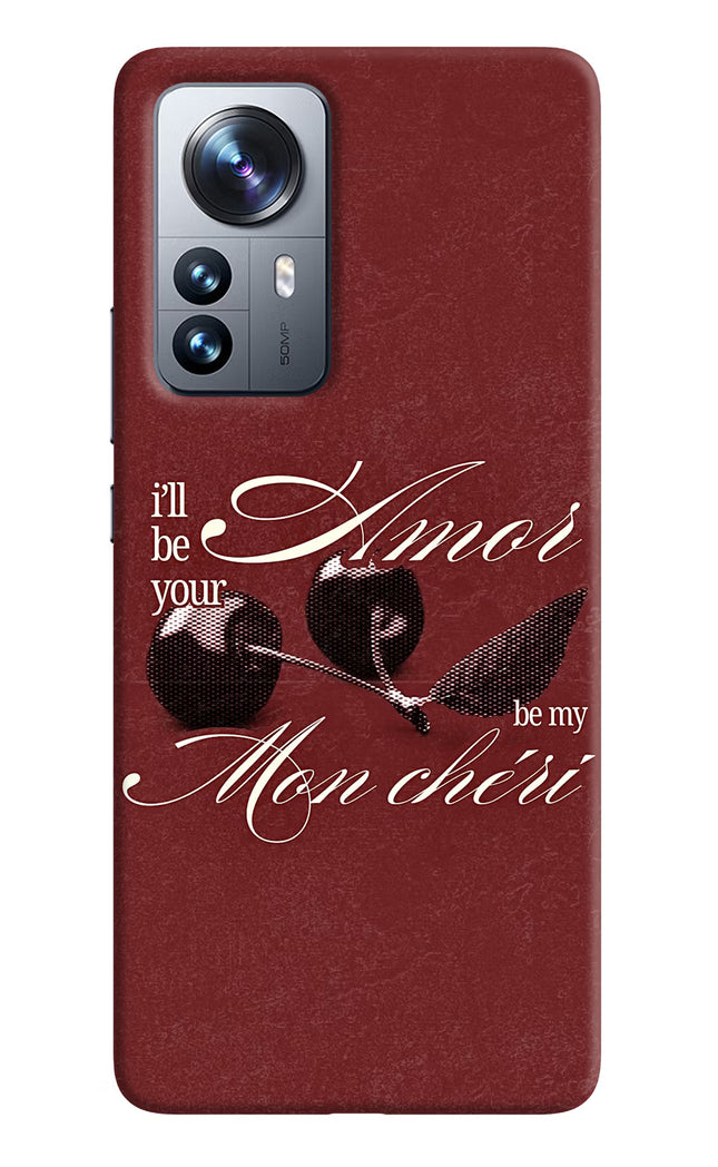 Velvet Cherry Mi 12 Pro 5G Hard Case Back Cover by Casekaro