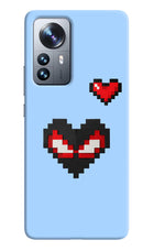 Peter Heart Mi 12 Pro 5G Hard Case Back Cover by Casekaro