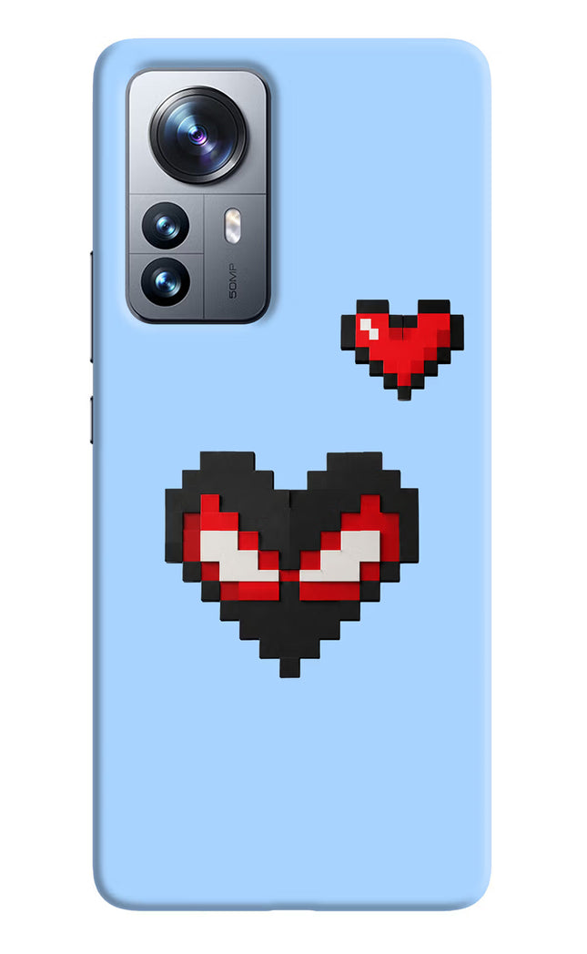 Peter Heart Mi 12 Pro 5G Hard Case Back Cover by Casekaro