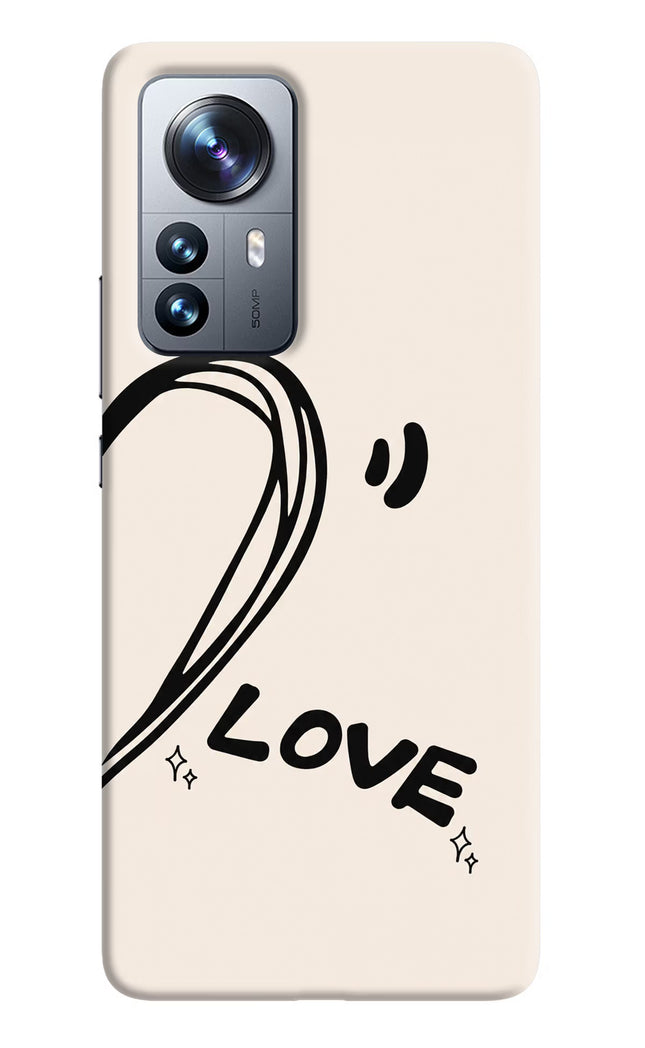 Soul Line Mi 12 Pro 5G Hard Case Back Cover by Casekaro