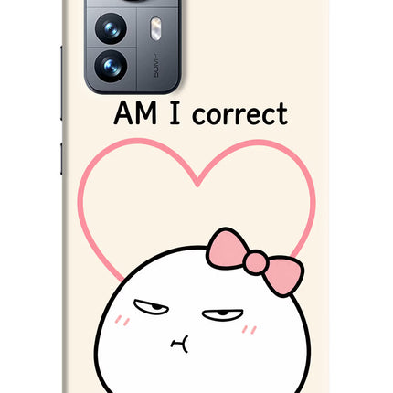 Always Right Mi 12 Pro 5G Hard Case Back Cover by Casekaro
