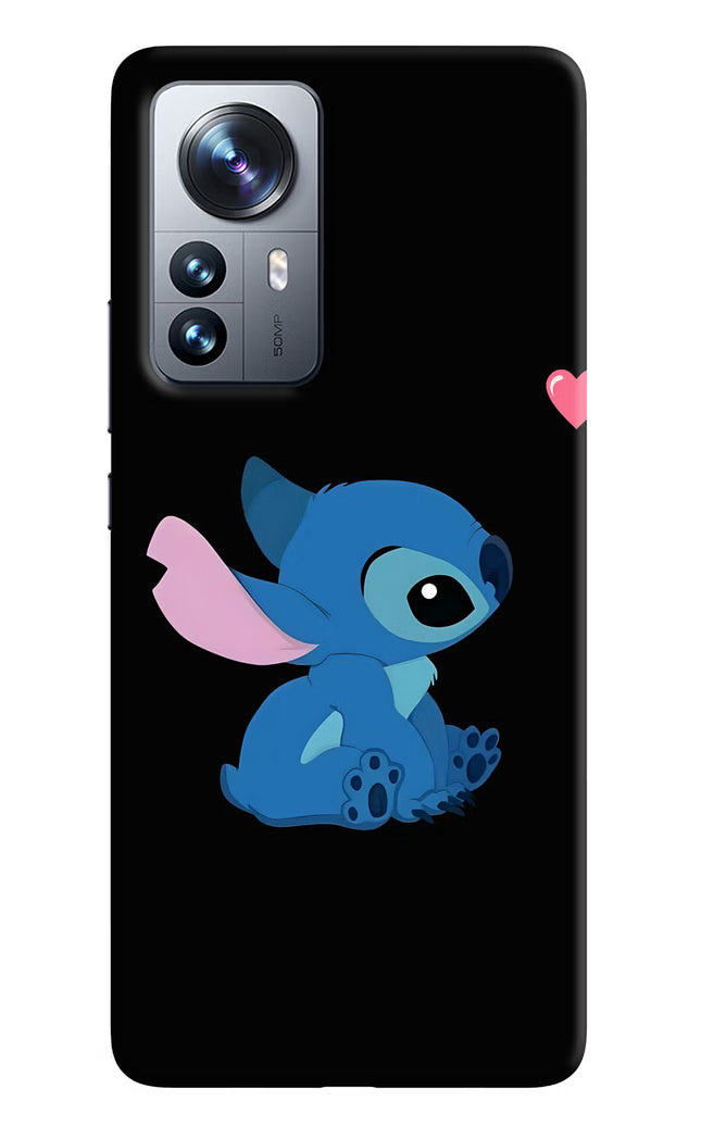 Stitch Crush Mi 12 Pro 5G Hard Case Back Cover by Casekaro