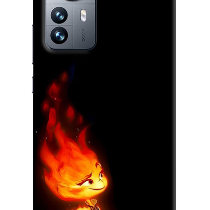 Ember Flame Mi 12 Pro 5G Hard Case Back Cover by Casekaro