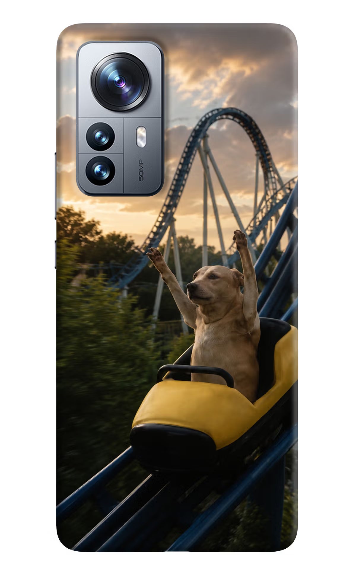 Rollercoaster Dog Mi 12 Pro 5G Back Cover