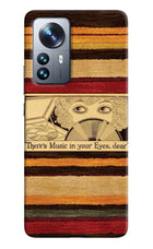 Vinyl Stripes Mi 12 Pro 5G Back Cover