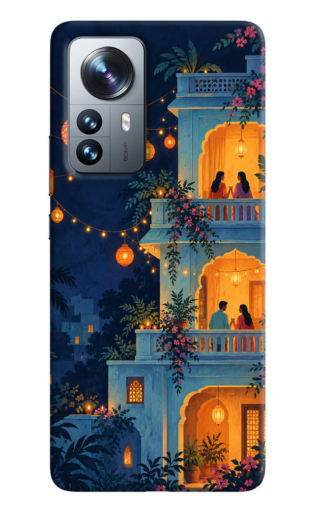 Balcony Glow Mi 12 Pro 5G Hard Case Back Cover by Casekaro