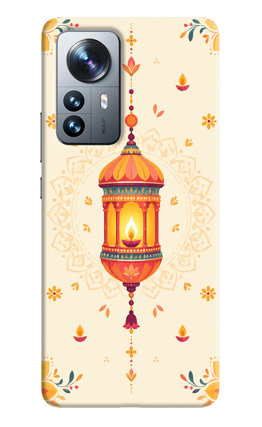 Golden Lantern Mi 12 Pro 5G Back Cover, Hard case