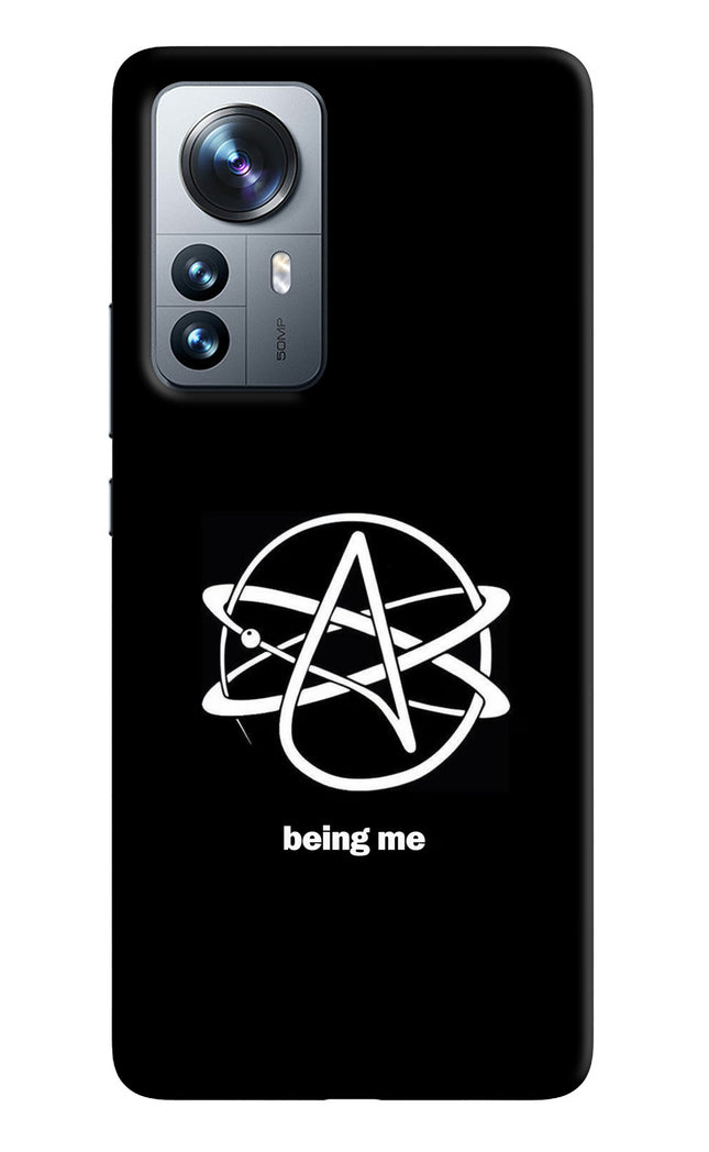 Atheist Symbol Mi 12 Pro 5G Hard Case Back Cover by Casekaro