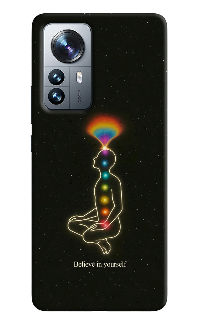 Believe in yourself Mi 12 Pro 5G Hard Case Back Cover by Casekaro