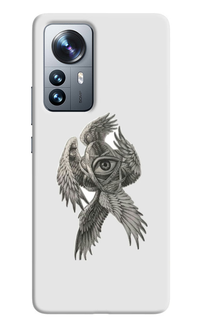 Accurate Angel Mi 12 Pro 5G Hard Case Back Cover by Casekaro