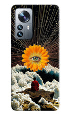 Cosmic Flower Mi 12 Pro 5G Hard Case Back Cover by Casekaro