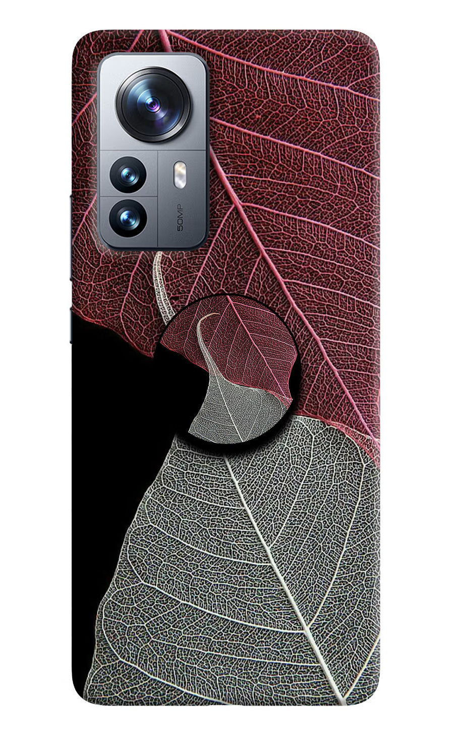 Leaf Pattern Mi 12 Pro 5G Pop Case, Hard case