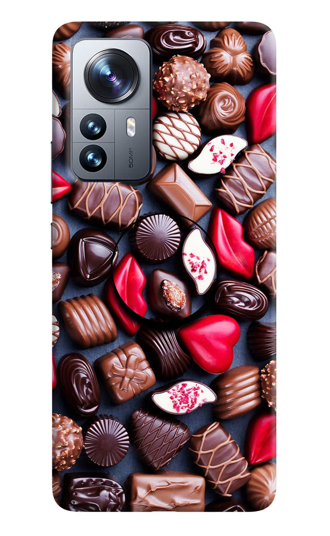 Chocolates Mi 12 Pro 5G Pop Case by Casekaro