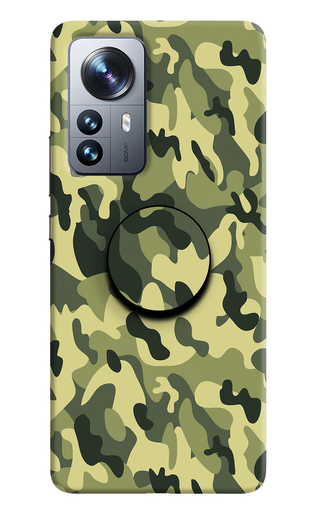 Camouflage Mi 12 Pro 5G Pop Case by Casekaro