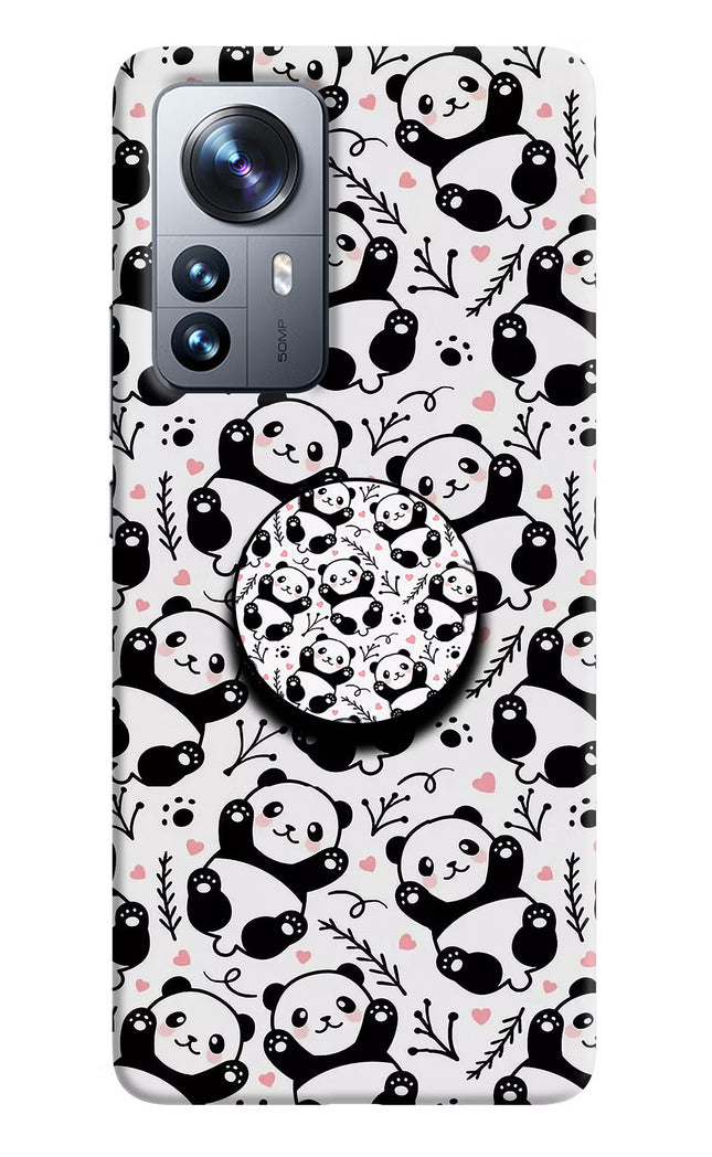 Cute Panda Mi 12 Pro 5G Pop Case by Casekaro